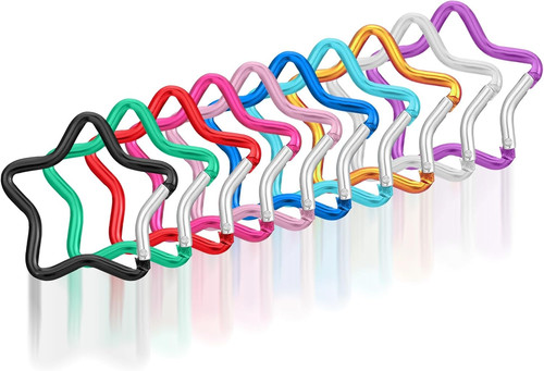 Aluminium karabiner 10er set - 10er,