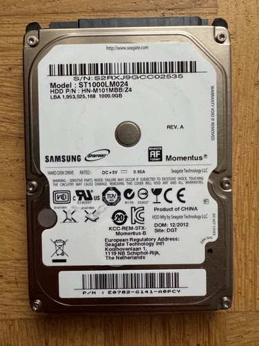 Samsung spinpoint 1tb - m8,