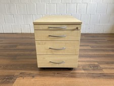 Rollcontainer 4 Auszüge Ahorn abschließbar