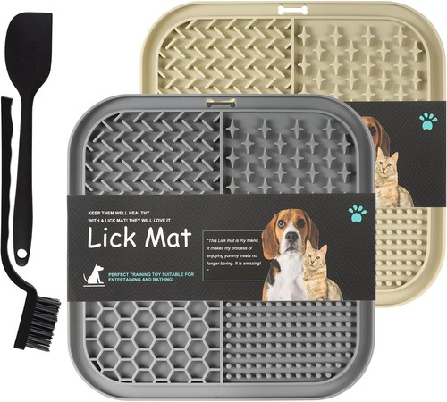 Schleckmatte hund 20x20 2 - 20x20, cm,