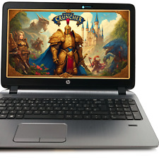 HP Laptop A10 16GB RAM 128GB SSD Windows 10 HDMI WLAN 15 Zoll zuverlässiger Office PC