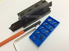 1 x SPANNBLOCK mit ABSTECH-SCHWERT(32mm) und GTN 3 Stechplatten MIT RECHNUNG!!