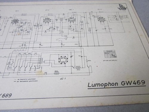 Lumophon 469 schaltplan - lumophon,