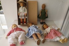 5 x Künstlerpuppe Krahmer Puppe Holz Anna Fehrle Top  1 x Neuwertig DDR in OVP