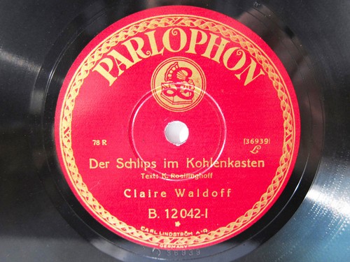78rpm claire waldoff - waldoff, der