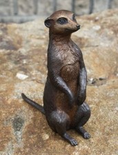 Bronzefigur Erdmännchen