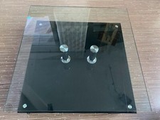 Couchtisch Glas/Schwarzglas 12mm - Quadratisch 95cm