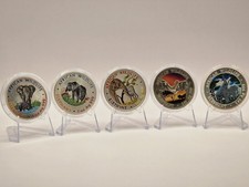 5 X 1 Oz Silbermünze Color
