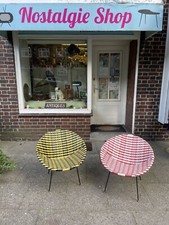 2 Korbsessel 50er 60er 