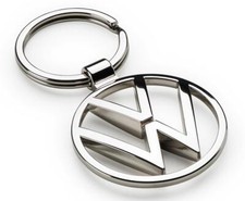 + VOLKSWAGEN VW Schlüsselanhänger silber 000087010BN original