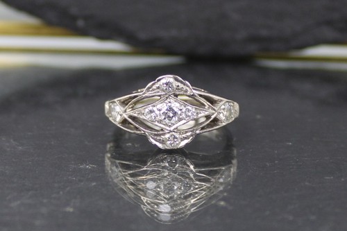 Art deco diamond ring - deco, ring,