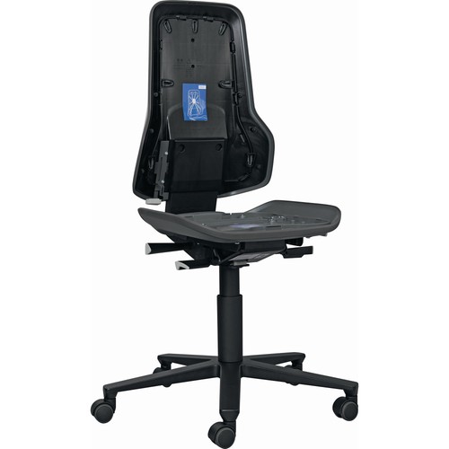 Arbeitsdrehstuhl neon rollen - neon,