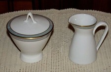 Rosenthal Zuckerdose u. Milchkännchen-Set Classic Rose Gala Blau