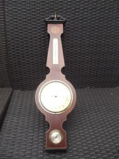 (1675) Barigo Wand - Wetterstation Holz imitierte Intarsien