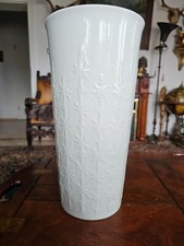 HUTSCHENREUTHER XXL BODENVASE WEISSPORZELLAN.H. ACHTZIGER  39 CM