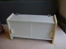 Kleiner 1950er Wandschrank/Hängeschrank mid century Resopal weiß vintage - TOP !