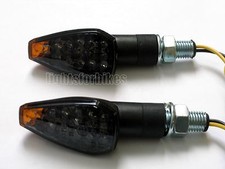 Schwarze LED Mini Blinker peak hinten Heck Suzuki GSX 600 F GSX F 750 AJ AK GSXF