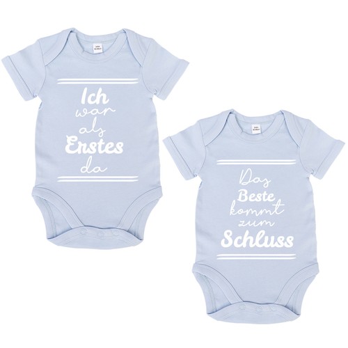 Juniwords babybody zwilling - babybody,