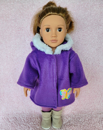 Puppenkleidung fleecejacke - puppenkleidung,