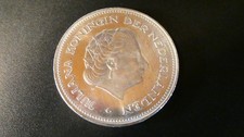 10 Gulden 1970 Nederland - Juliana Königin der NEDERLANDEN - Silber