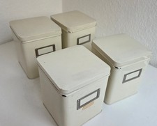  Alte Horo Dosen Blechdose Vorratsdose Apothekerdose Teedose 3l  Vintage 4 Stück