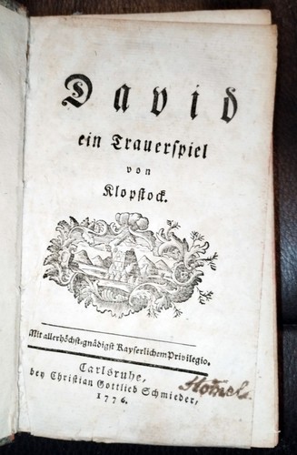 1776 klopstock david - 1776, klopstock,