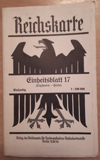 Reichskarte, Einheitsblatt 17, Cuxhafen-Heide