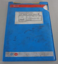 Workshop Manual VW Golf II /