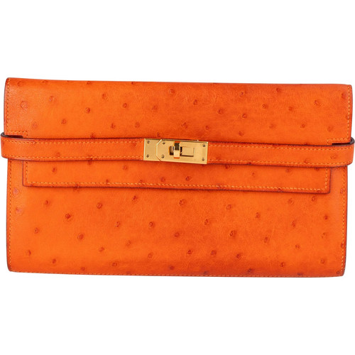 Hermès orange ostrich - orange,