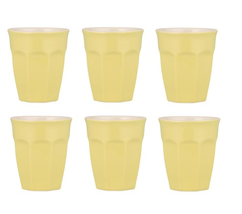 6er set cafe latte becher - cafe,