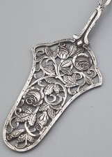 Torten Heber Pastetenheber 800er Silber Hildesheimer Rose durchbrochen (122)