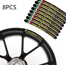 8X Marchesini Motorrad Felgen Aufkleber Set Ducati 848 1098 1198