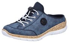 RIEKER Clog Sabot, Schlupfschuh, Sneaker mit MemoSoft-Ausstattung , Gr. 38