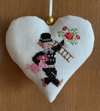 Acufactum Deko Herz Kreuzstich