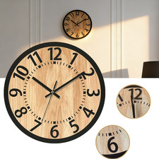 Retro Wanduhr Holz Küchenuhr