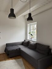 FRIHETEN Eckbettsofa mit Bettkasten, Skiftebo dunkelgrau