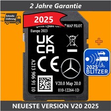 MERCEDES GARMIN MAP PILOT V20 A2139069110 NTG5 STAR2 SD KARTE EUROPA 2025
