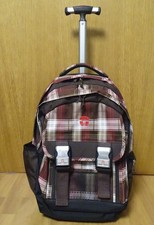 Take It Easy Trolley Madrid Plaid Braun Pink