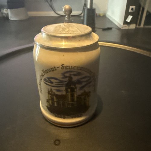Bierkrug zinndeckel - bierkrug,