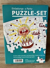 11 Puzzle Einladungen Kindergeburtstag Party mit Kuverts