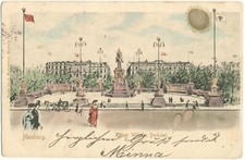 AK Hamburg Kaiser Wilhelm - Denkmal 1903 Statue 26.8.