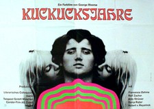 Rolf Zacher in KUCKUCKSJAHRE rares EA-Plakat A 0 von 1967