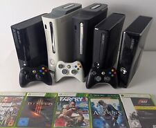 XBOX 360 Konsole (Core / Elite / Slim S / E) Weiß/Schwarz + Original Controller
