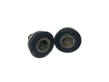 2x Kurbelschrauben mit Gummi