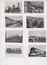 34 Lokomotiven- Sammelbilder ca. 1950