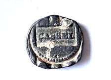 Hessen Stadt Kassel Bleiplombe Siegel Bleimarke "CASSEL" 20x18mm um 1840 selten!