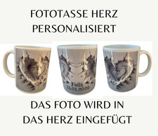 Fototasse becher herz 330 - becher,