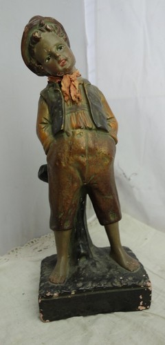 Antike stuckfigur knabe - stuckfigur, sehr