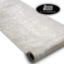 Modernen Antirutsch Läufer waschbar LOTUS SMOOTH Melange beige Breite 60-120cm