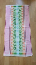 2x Handtuch Retro Bunt Blumenmuster 86x42cm